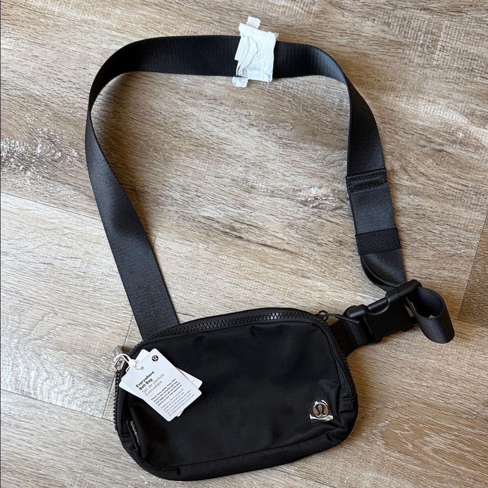 lululemon athletica Black Compact Sling Belt Bag
